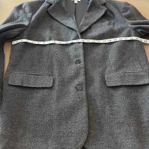 TOPSHOP NWOT Women's Blazer Jacket Peacoat 3 Button Coat Polyester -Size 12 - Picture 7 of 10